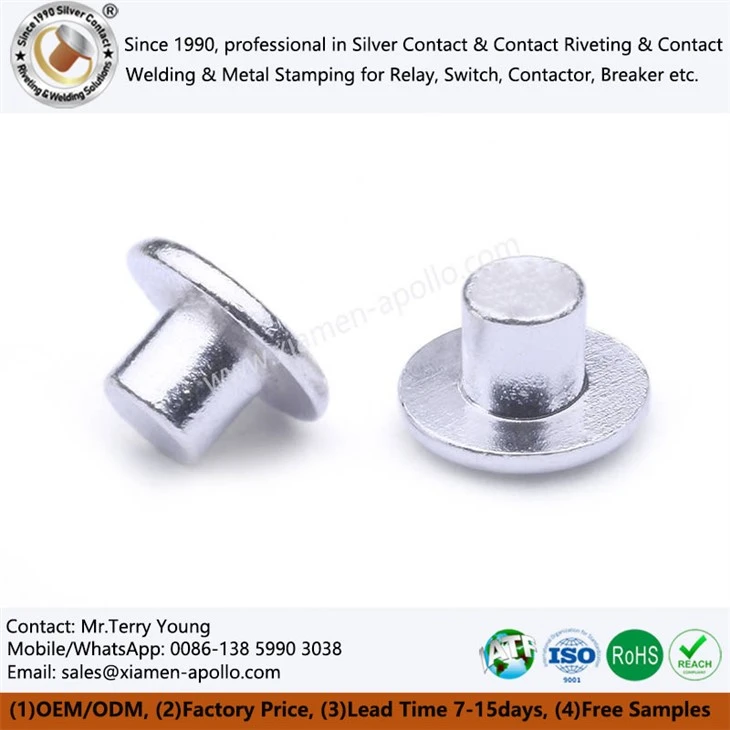 Silver Coated Electrical Contacts high quality Silver Coated Electrical Contacts high quality