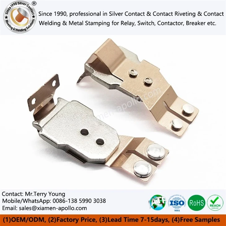 Armature Riveted Beryllium Copper Parts