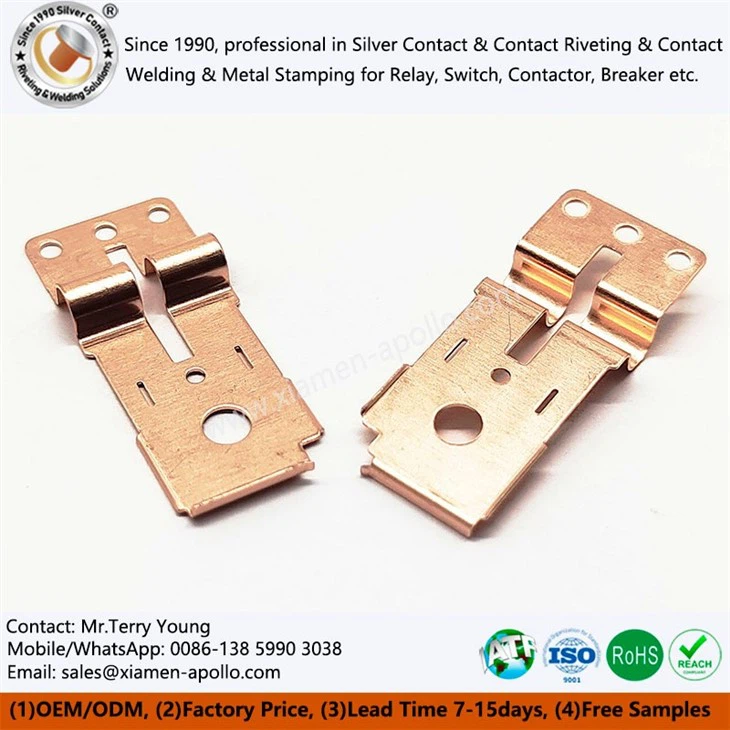 Beryllium Copper Stamped Parts Beryllium Copper Stamped Parts