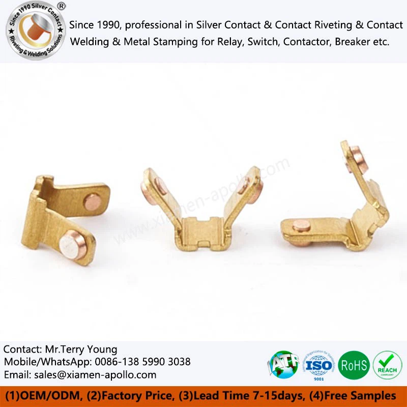 bimetal electrical contacts rivets with brass bimetal electrical contacts rivets with brass