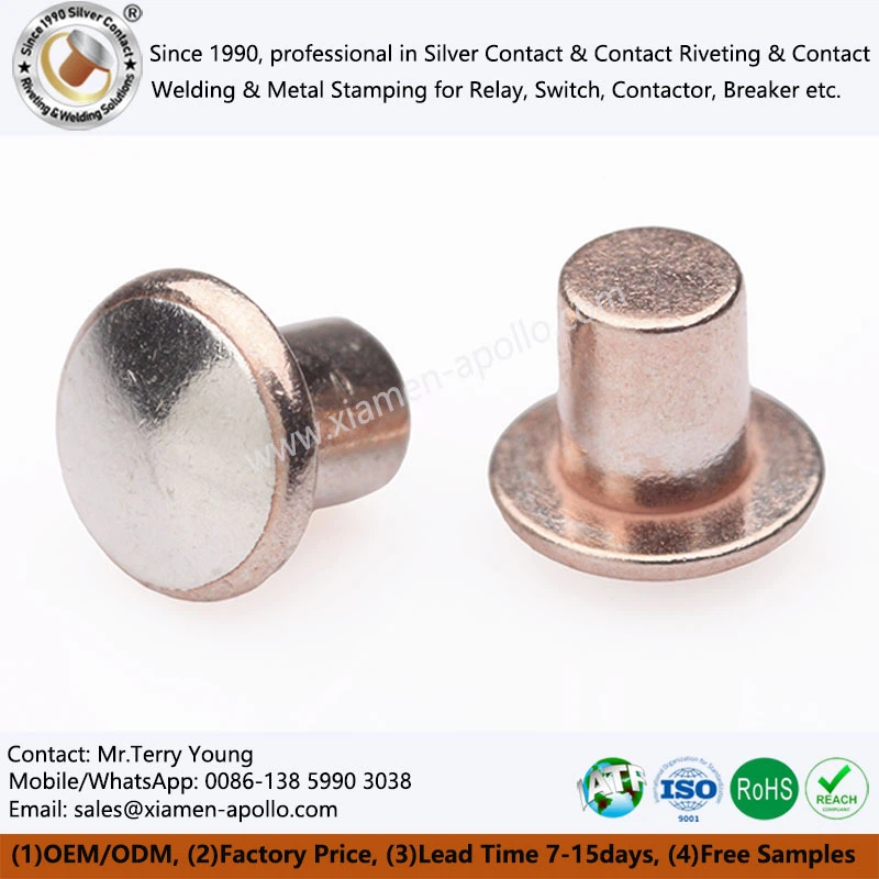 Bimetal Rivet For Relays