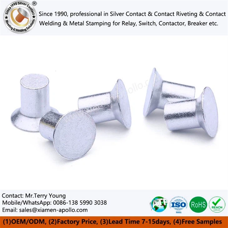 Flat Head Silver Contacts Flat Head Silver Contacts