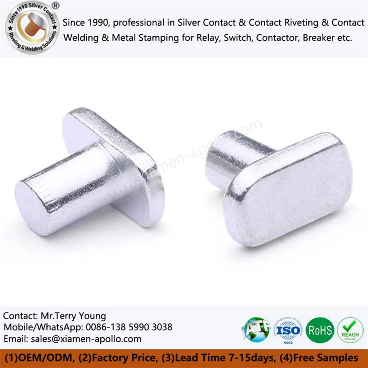 Boat Head Silver Electrical Contact