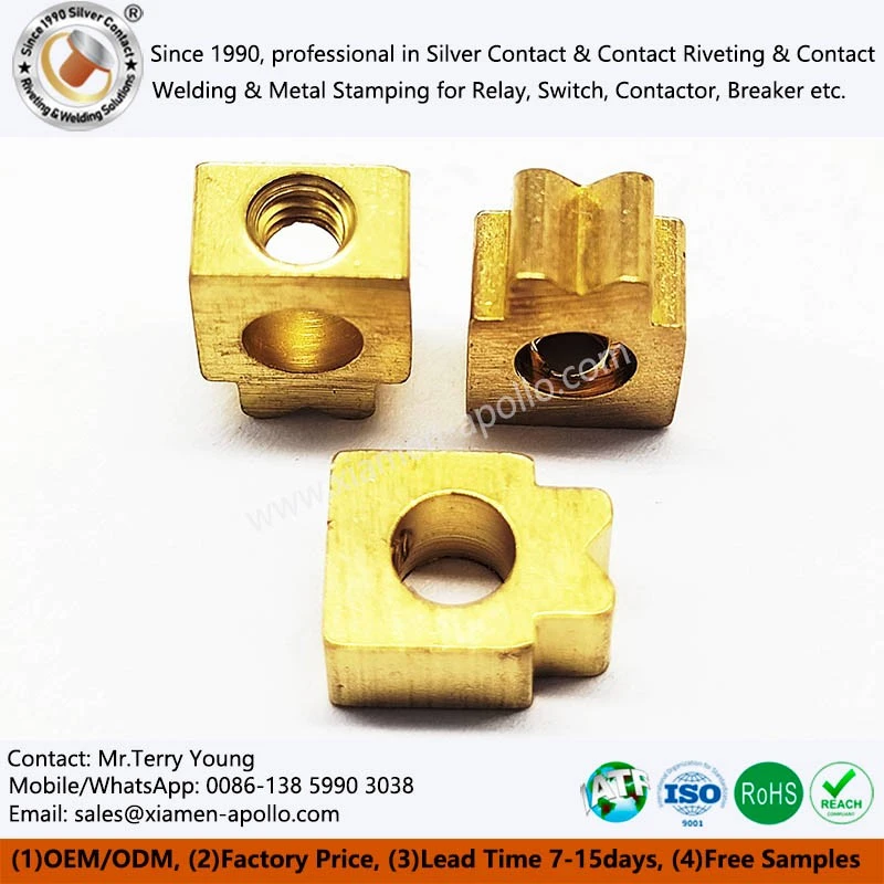 Electrical Brass Stamping Parts For Switch Socket Electrical Brass Stamping Parts For Switch Socket