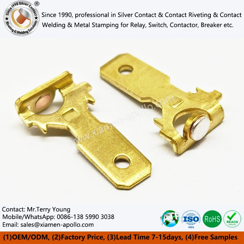 Relay brass stampings