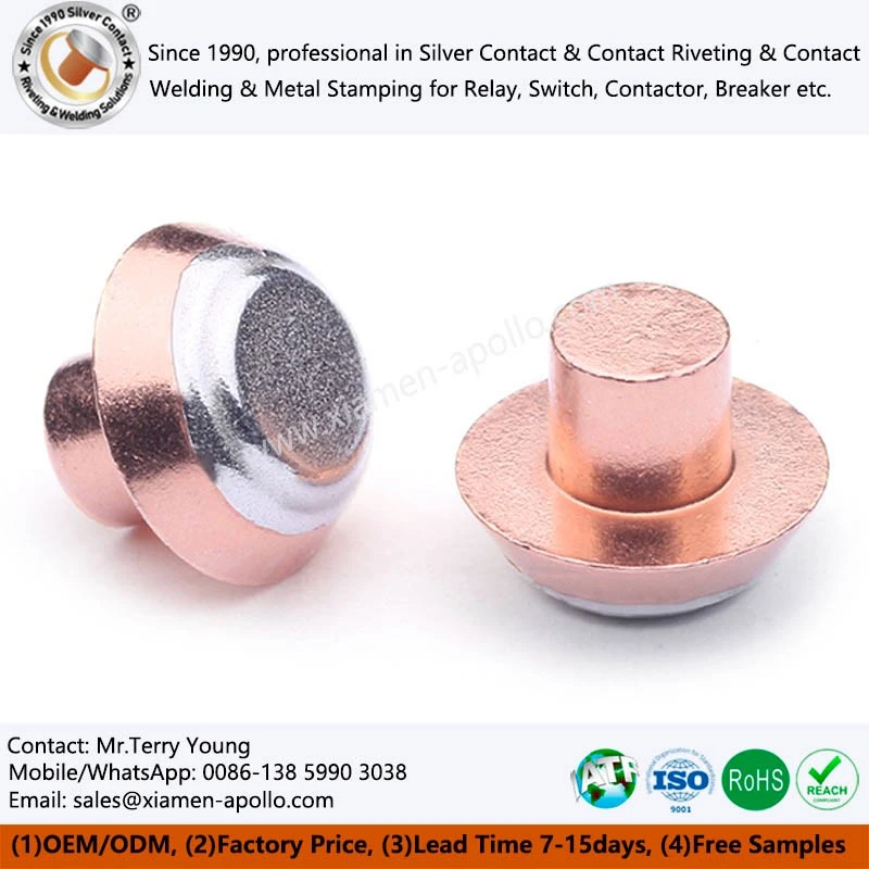 Silver Electronic Contact for Energy Meter Latching Relay Silver Electronic Contact for Energy Meter Latching Relay