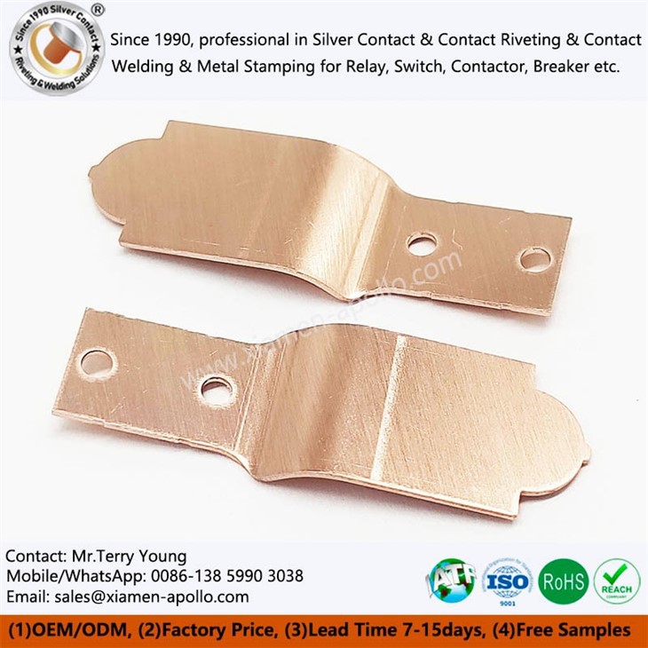 Precision Stamped Copper Contacts Precision Stamped Copper Contacts