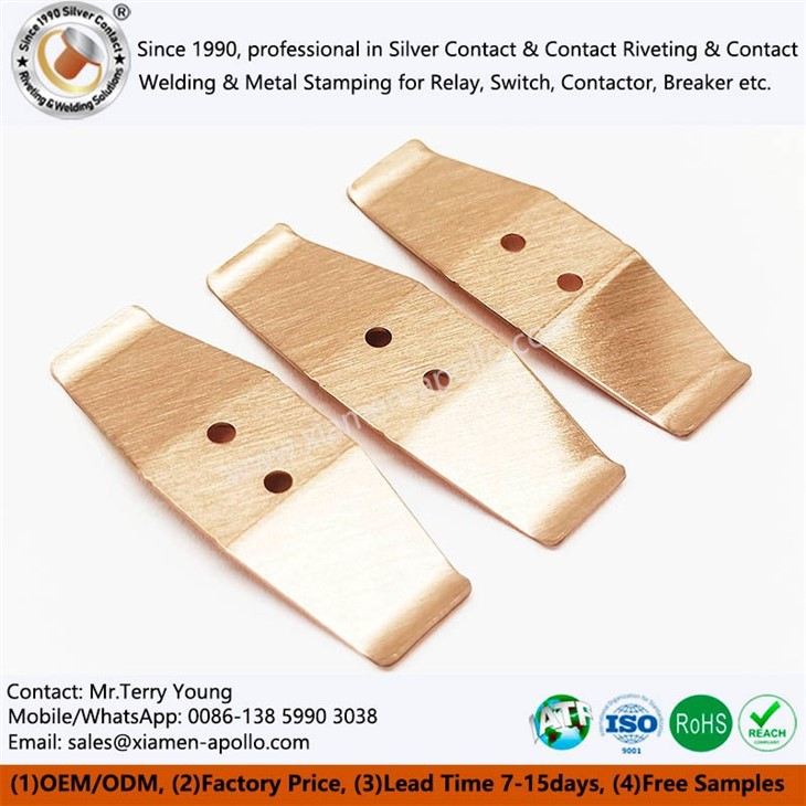 Precision Stamped Copper Contact Precision Stamped Copper Contact