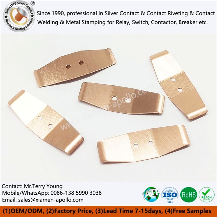 Copper Stamped Electrical Contact Copper Stamped Electrical Contact