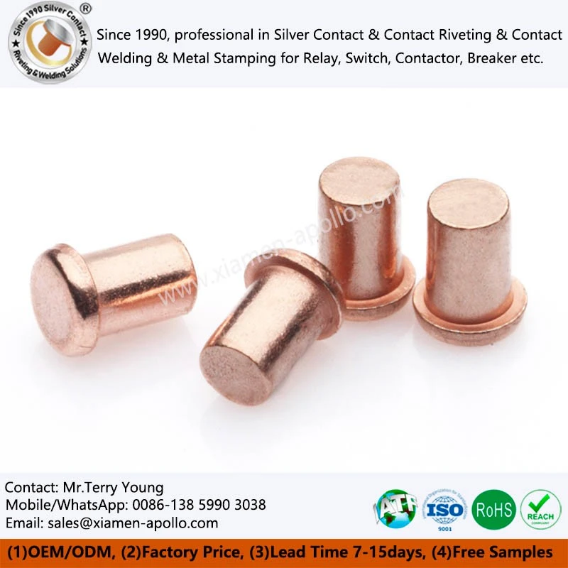 Solid Copper Contacts Solid Copper Contacts