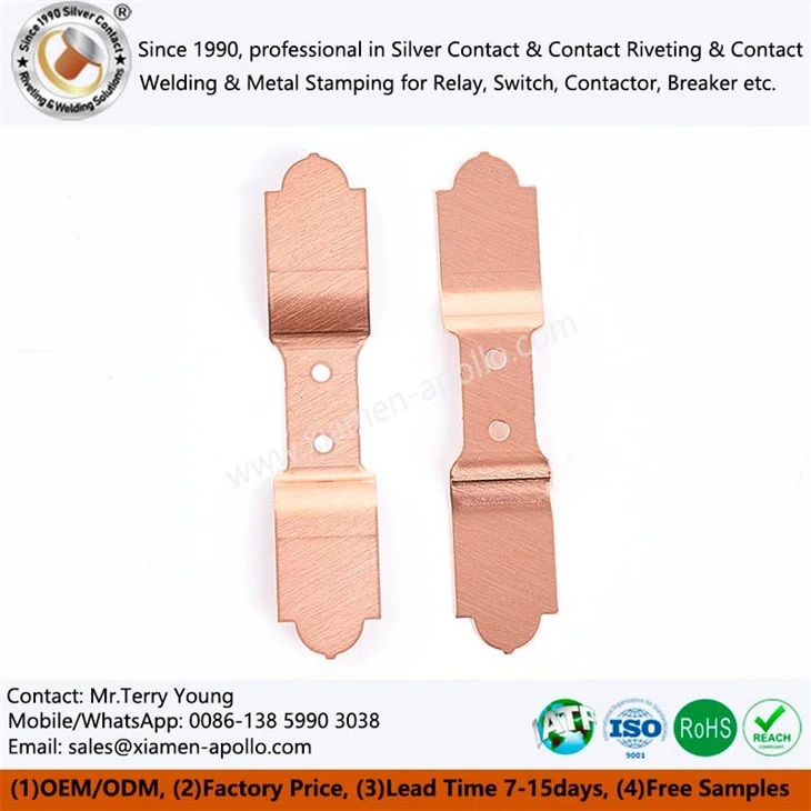 Copper Pressed Stamped Parts Copper Pressed Stamped Parts