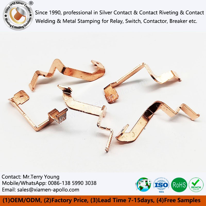 Copper Stamped Parts Components