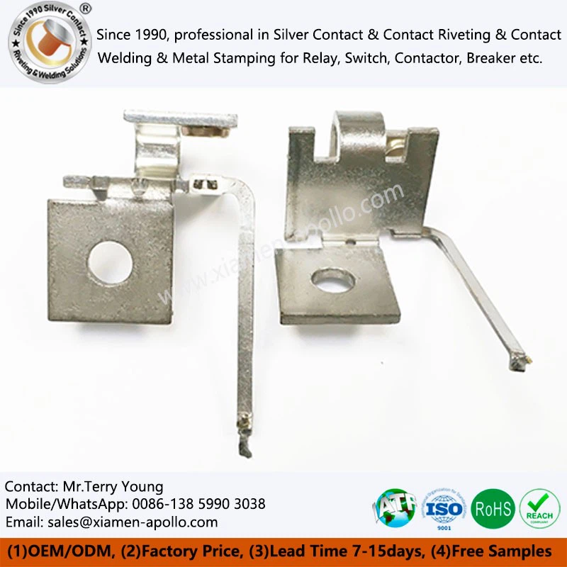 Copper Contact Terminal for EV HVDC Relay Contactor Copper Contact Terminal for EV HVDC Relay Contactor