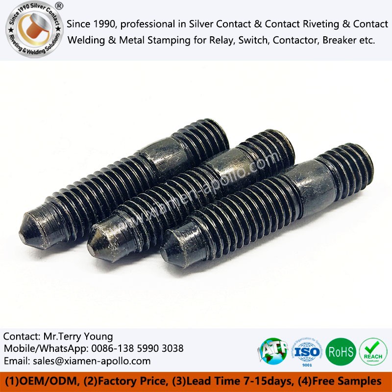Black Oxide Double-End Positioning Bolt