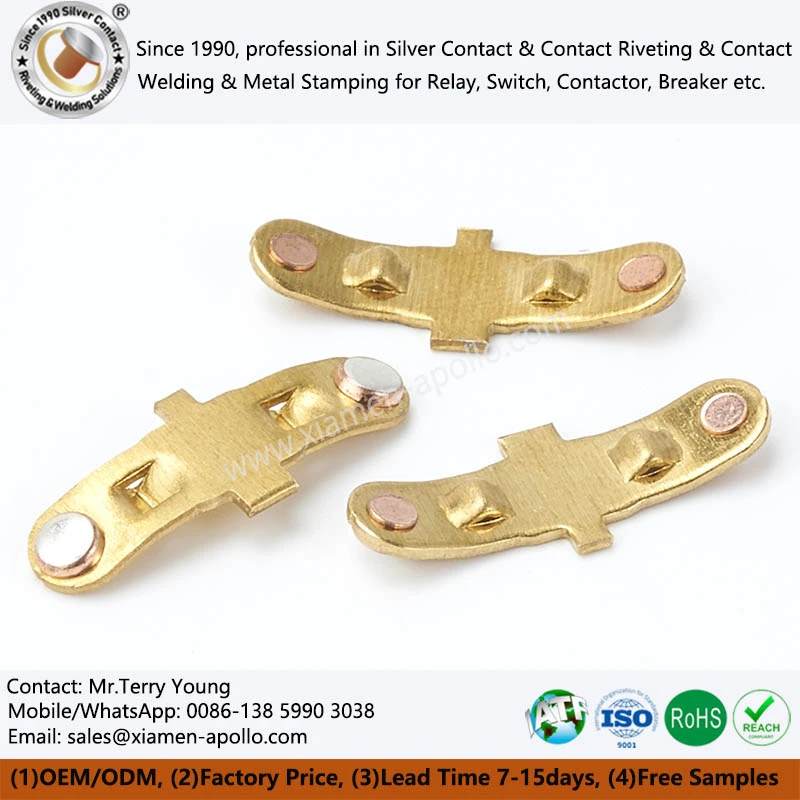 Electrical Contact Rivet With Brass Stamping Parts
