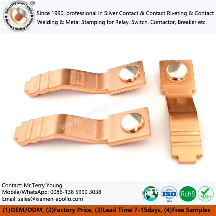 Brazed Composite Rivet Electrical Contacts Brazed Composite Rivet Electrical Contacts