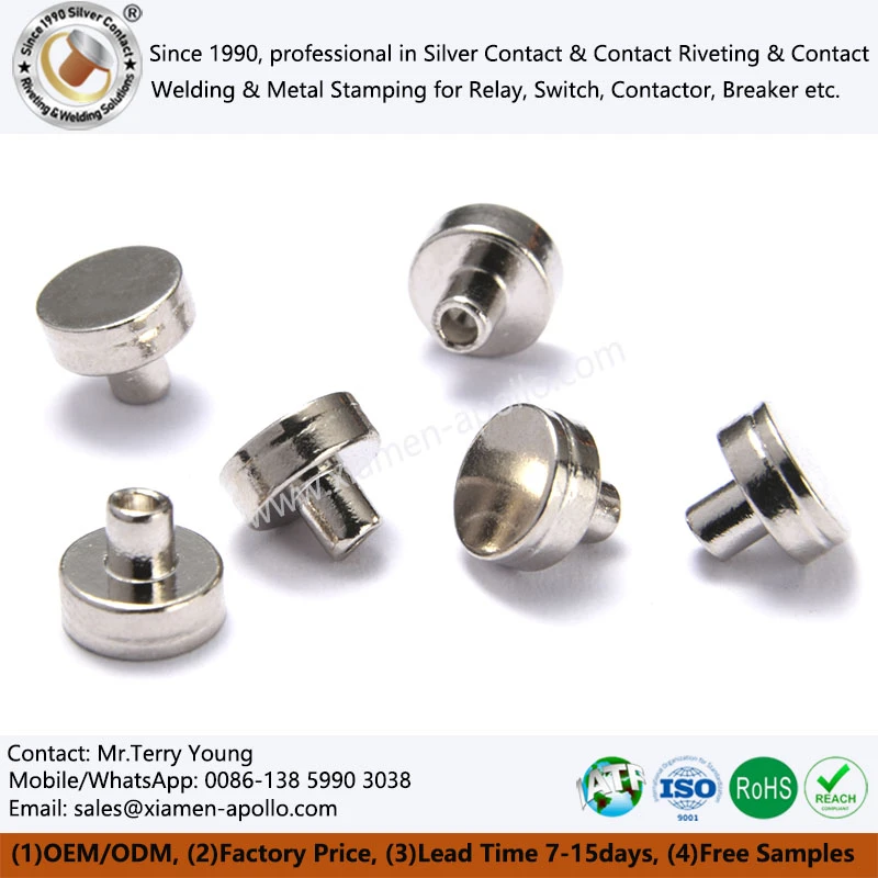 Electrical Iron Tungsten Contact Rivets