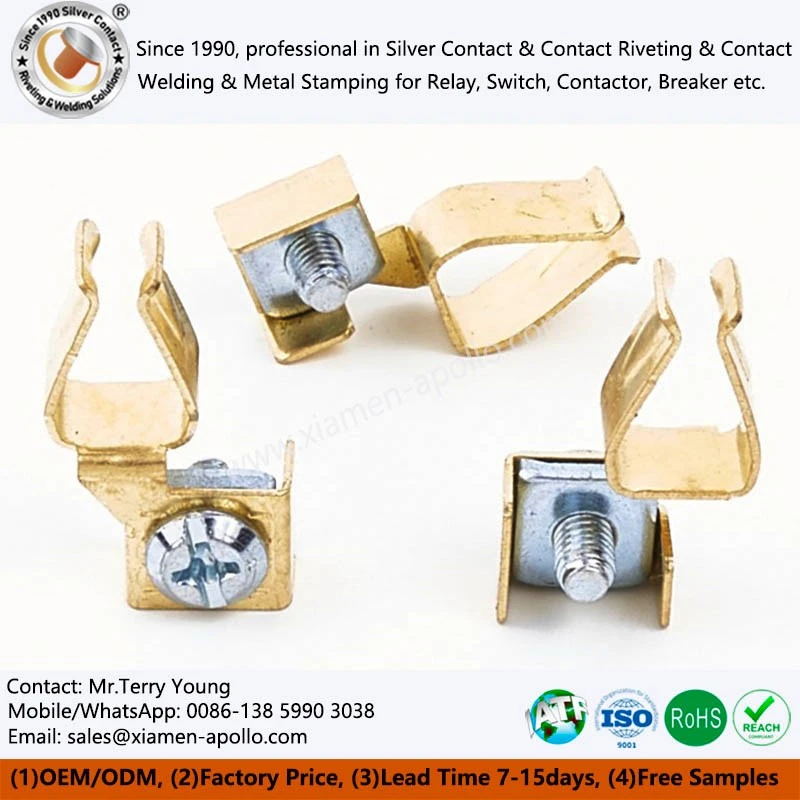 Electrical Contact Assemblies Brass Stamped Parts Electrical Contact Assemblies Brass Stamped Parts