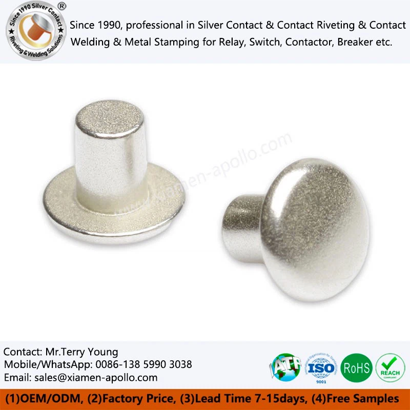Silver Contact Rivets for PCB Silver Contact Rivets for PCB