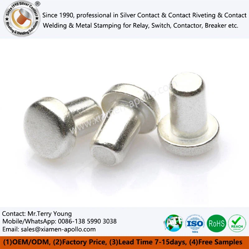 Silver contacts for Relay