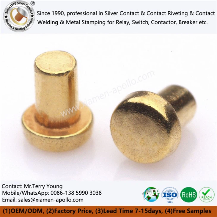 Gold Coated Electrical Contacts Gold Coated Electrical Contacts