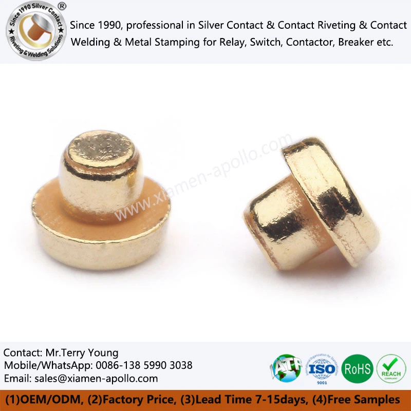 Gold Plated Contacts For Contactors