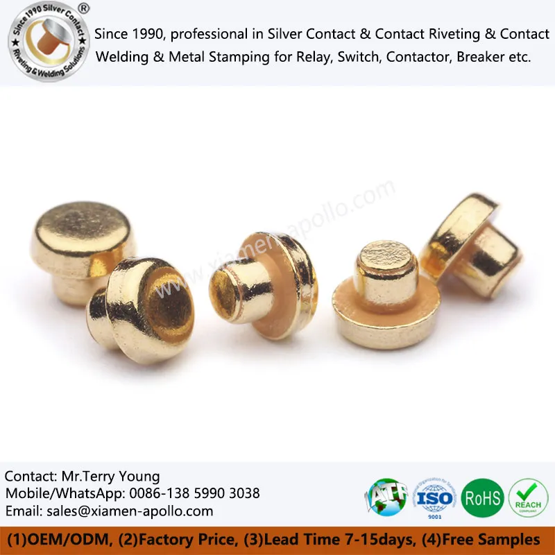 Gold Plated Contacts For Relays