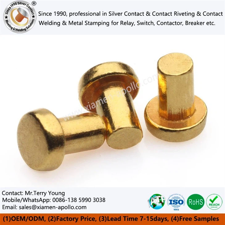 Gold Coated Electrical Contacts Gold Coated Electrical Contacts