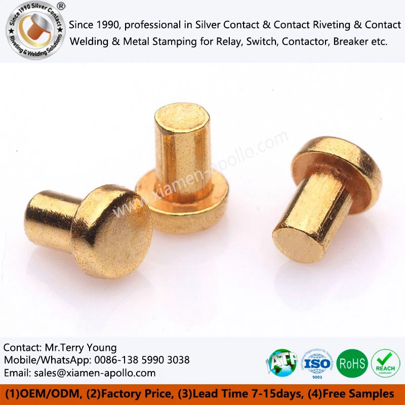 Gold Flash Plating Contacts Gold Flash Plating Contacts