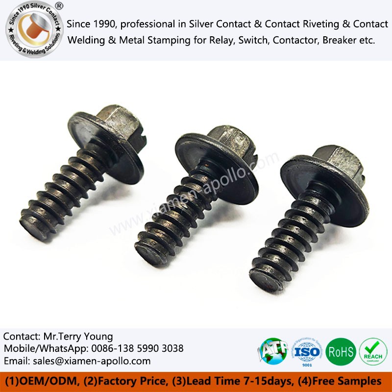Flanged Screw with Hexagonal Head