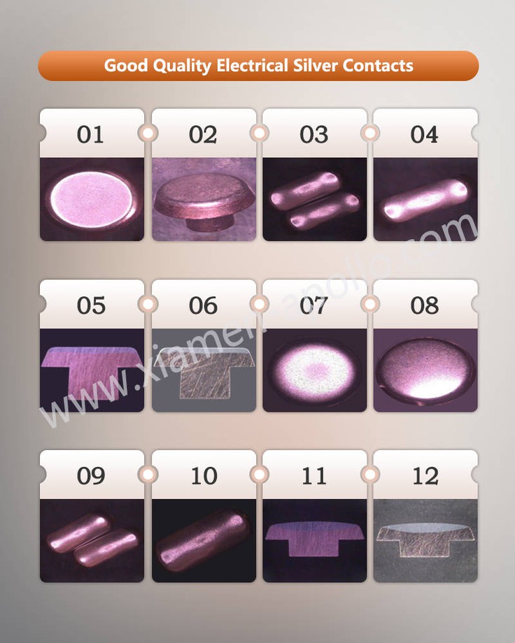 Good Quality Electrical Silver Contacts Good Quality Electrical Silver Contacts