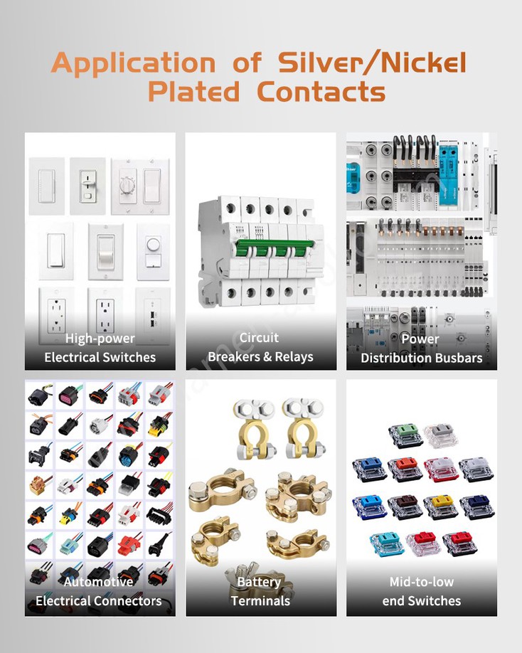 Application of Silver Plated Contacts Application of Silver Plated Contacts
