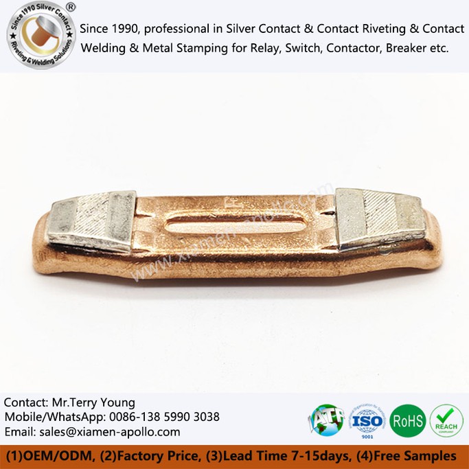 Silver Contact Brazed Assemblies Silver Contact Brazed Assemblies