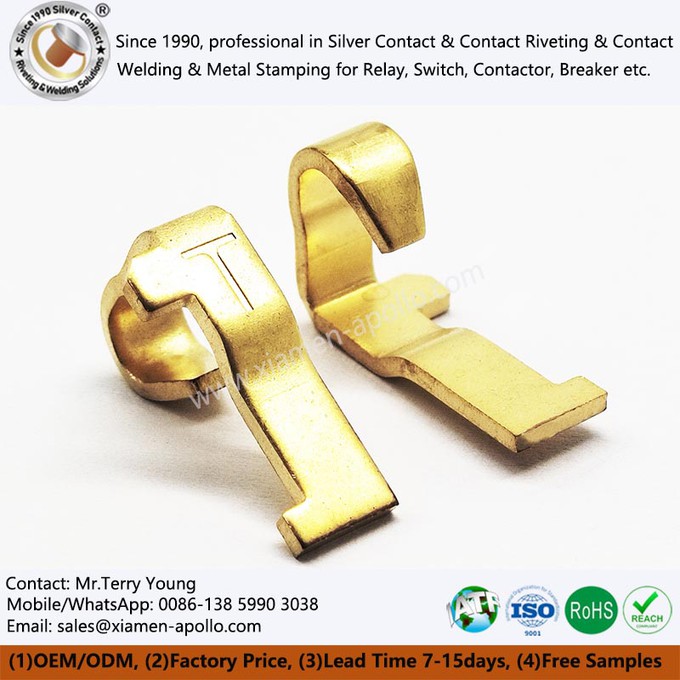 Electrical Metal Brass Stamping Parts Electrical Metal Brass Stamping Parts