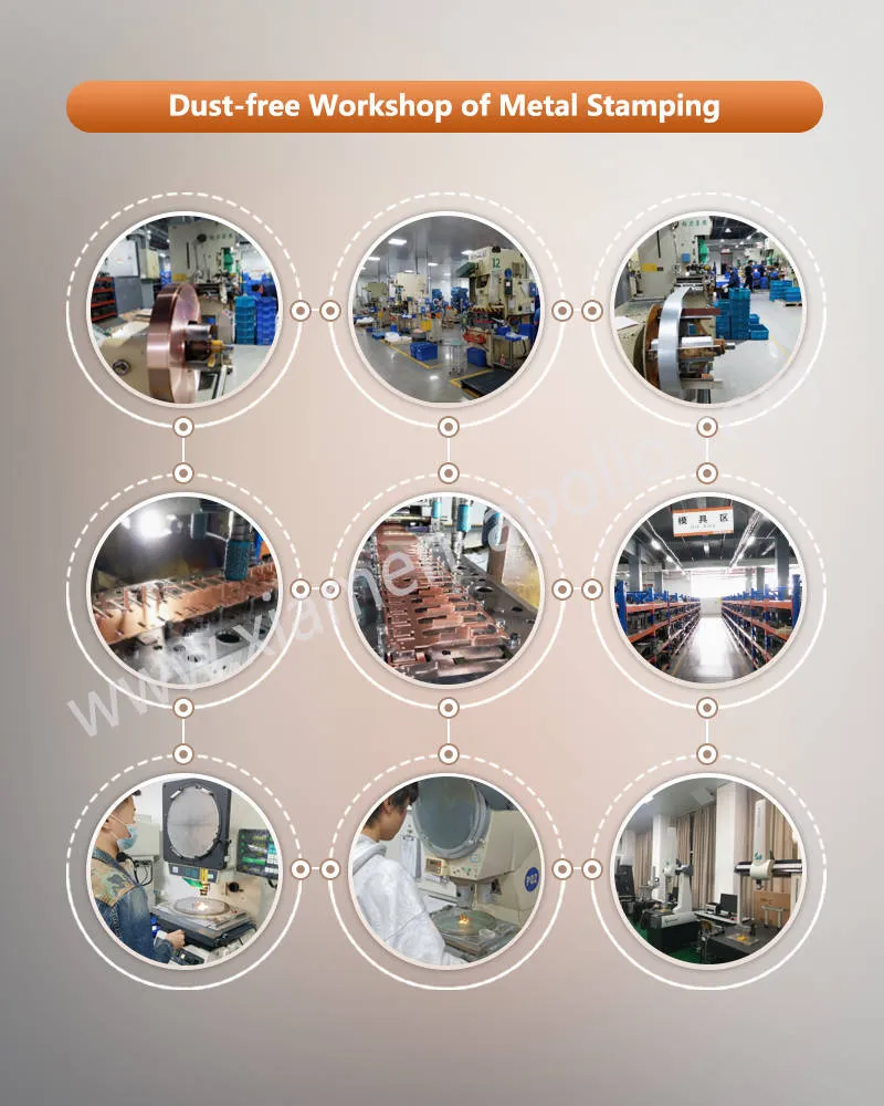 Dust-free Workshop of Metal Stamping for Electrical Metal Brass Stamping Parts for Switch Socket Dust-free Workshop of Metal Stamping for Electrical Metal Brass Stamping Parts for Switch Socket