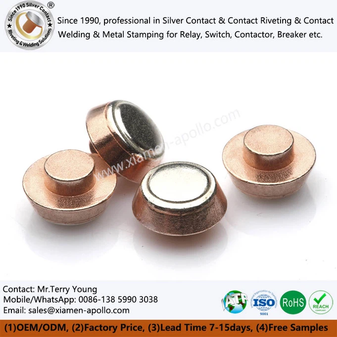Cap Head Silver Contacts Cap Head Silver Contacts