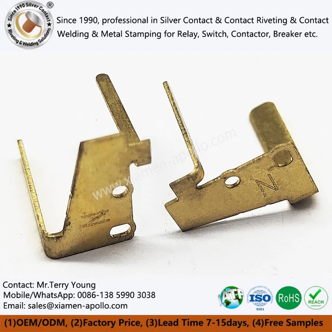 Electrical Metal Brass Stamping Parts Electrical Metal Brass Stamping Parts