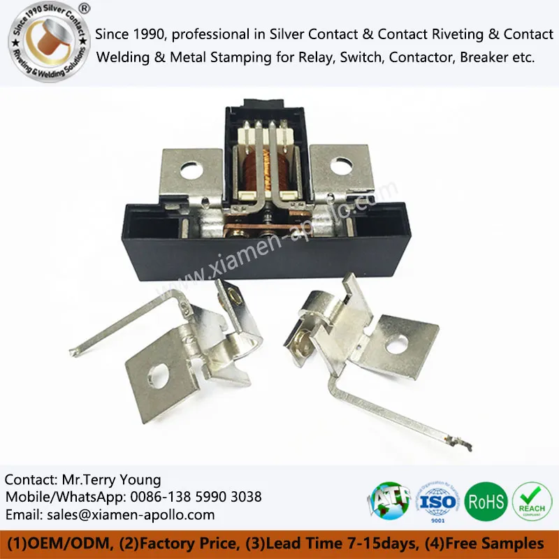 Copper Terminal Ag-plated for HVDC Contactor Copper Terminal Ag-plated for HVDC Contactor