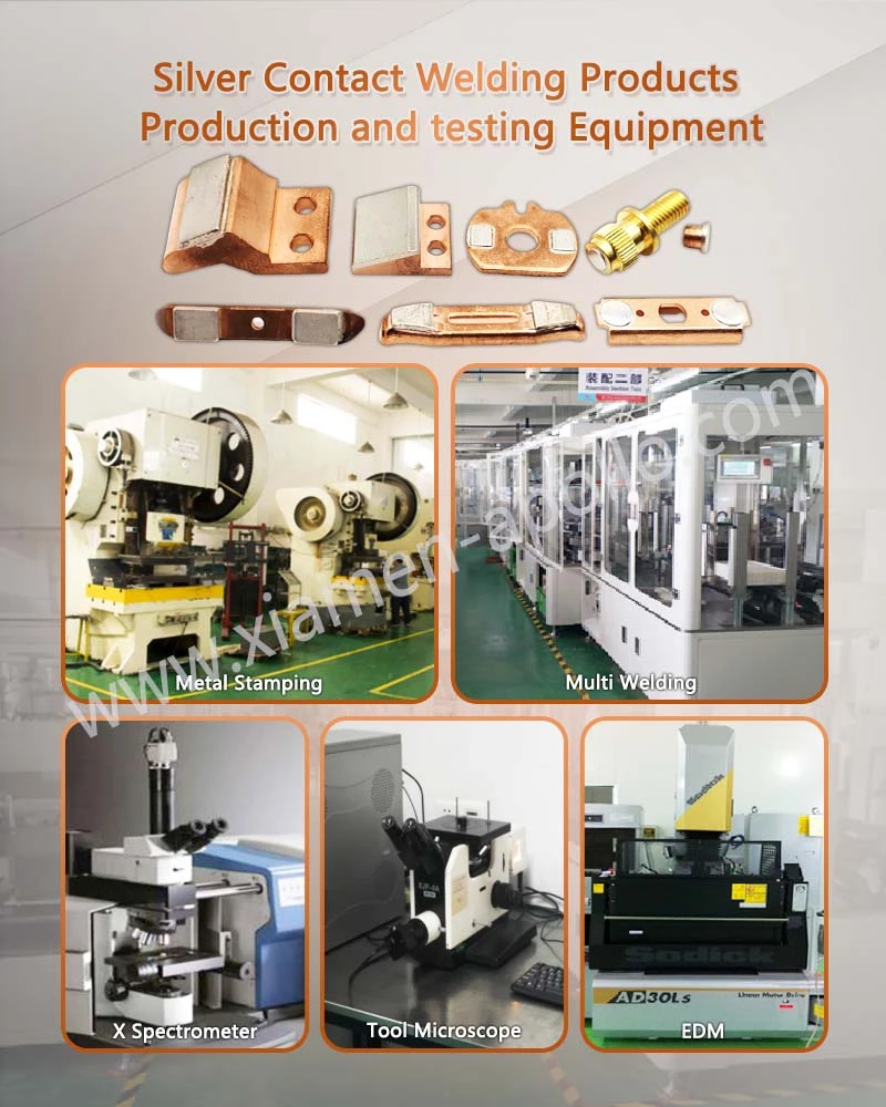 Brazed Silver Contact Assembly Production and testing Equipment Brazed Silver Contact Assembly Production and testing Equipment