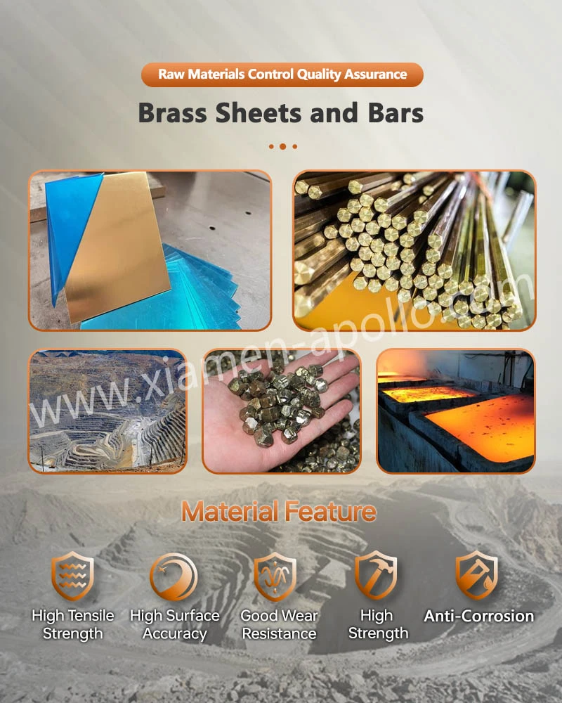 Brass Sheets and Bars for Brass Multi Axis Machined Components Brass Sheets and Bars for Brass Multi Axis Machined Components