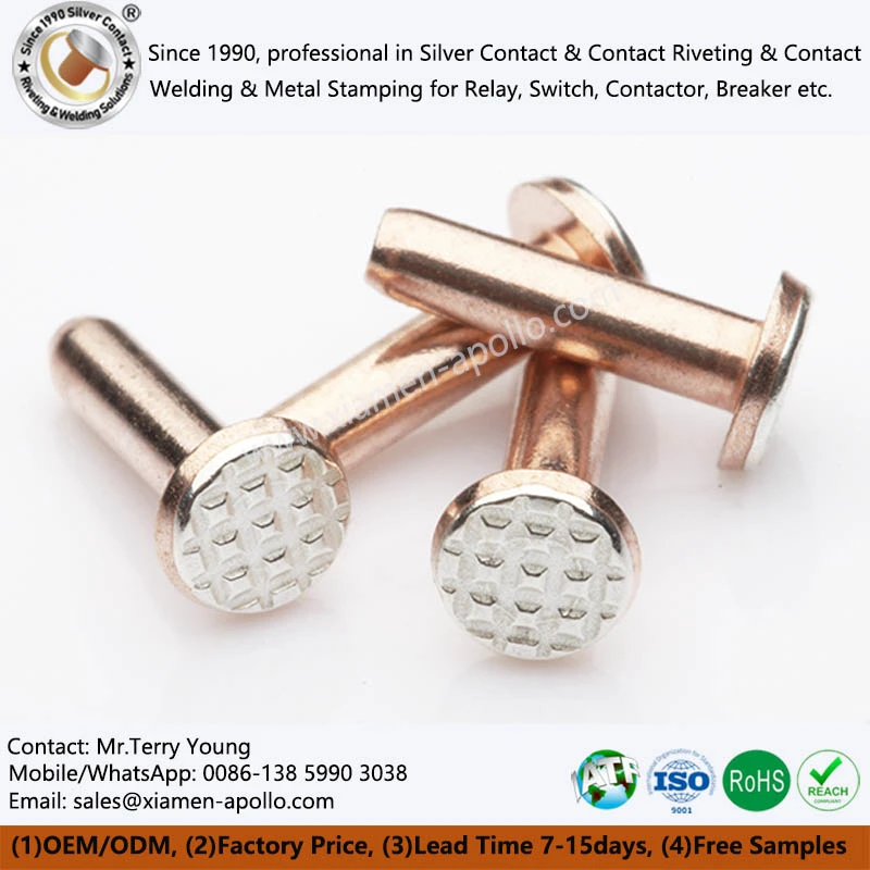 Silver Alloy Bimetal Contact Point Silver Alloy Bimetal Contact Point