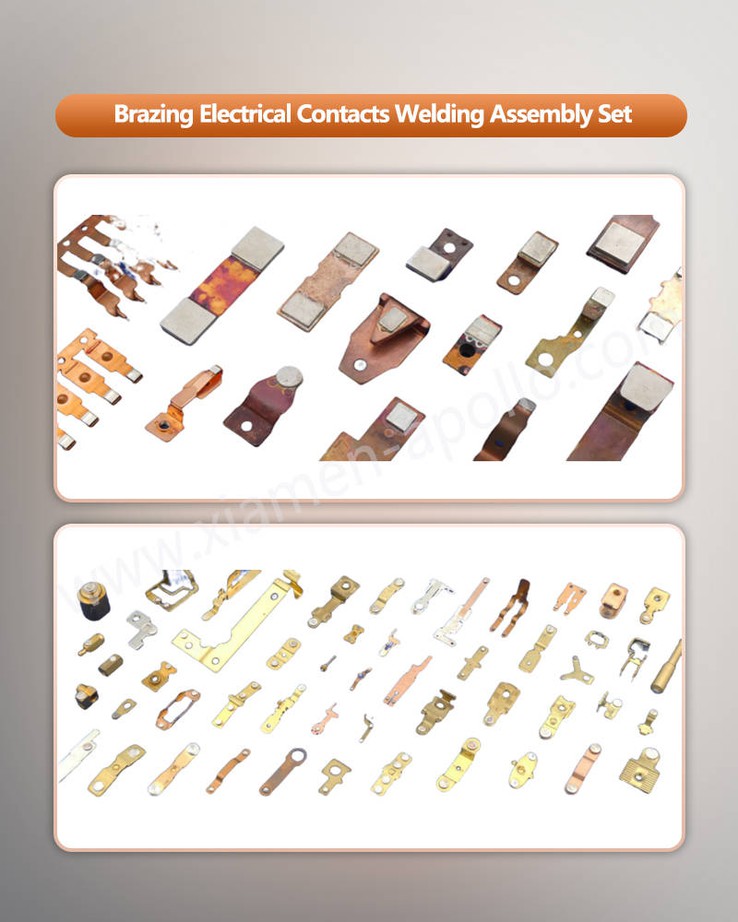 silver brazed contacts Welding Assembly Set silver brazed contacts Welding Assembly Set