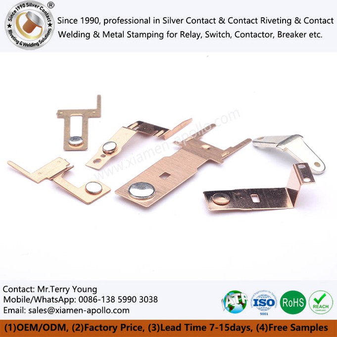 Silver Contact Riveting Assembly Silver Contact Riveting Assembly