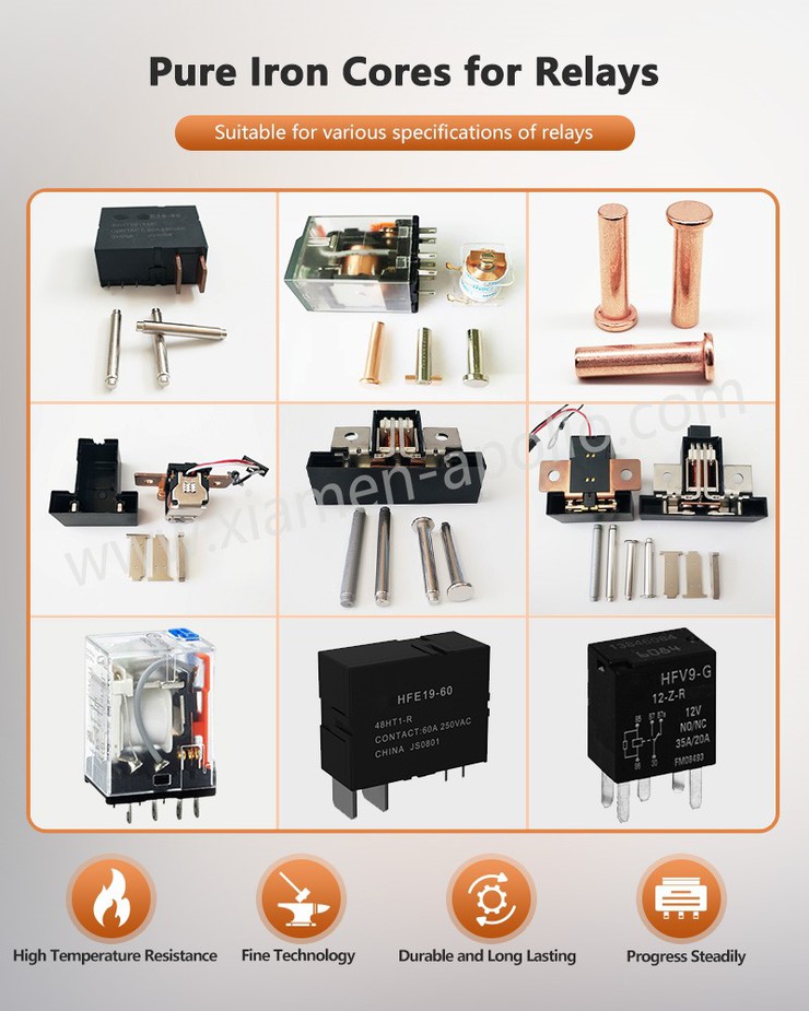 Application Of Soft Magnetic Iron Rod RFe80 Application Of Soft Magnetic Iron Rod RFe80