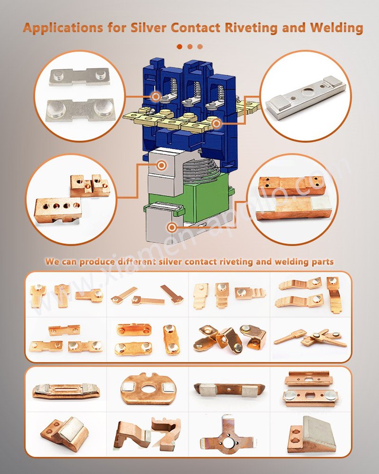Applications for Silver Contact Brazing on Copper Bars Applications for Silver Contact Brazing on Copper Bars