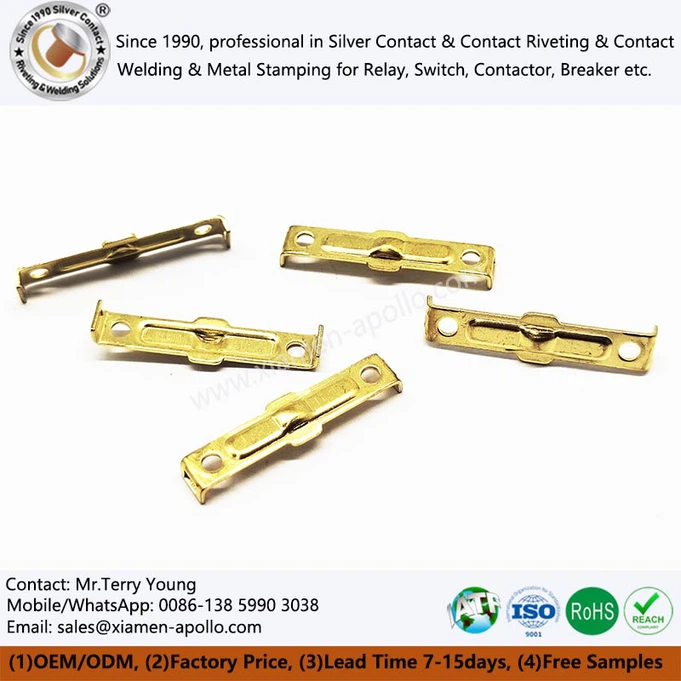 Brass Stamping Switch Terminal Accessories Brass Stamping Switch Terminal Accessories