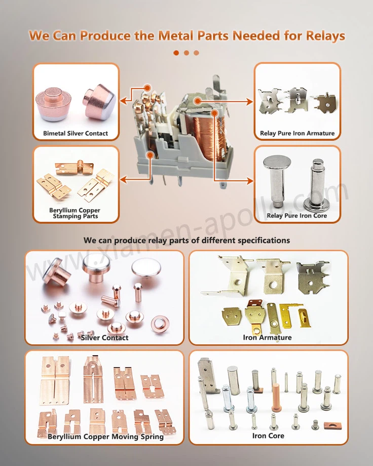 We Can Produce the Metal Parts Needed for Relays like New Energy Vehicle Relay Armature We Can Produce the Metal Parts Needed for Relays like New Energy Vehicle Relay Armature