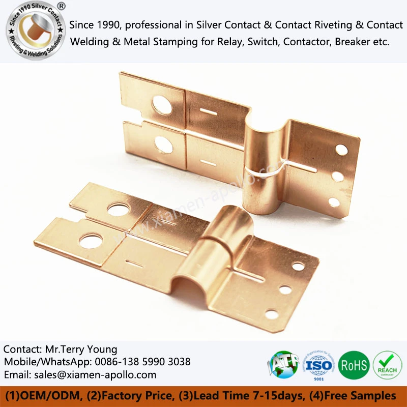 Terminal Copper Beryllium Stamping Parts Terminal Copper Beryllium Stamping Parts