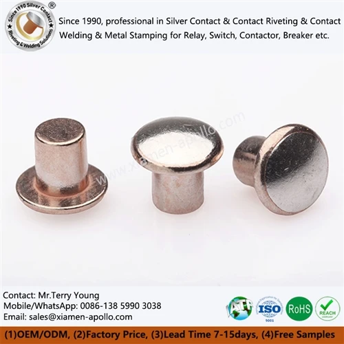 Oxidation Prevention Measures For Contact Electrical Bi‑metal Contact Rivets ...