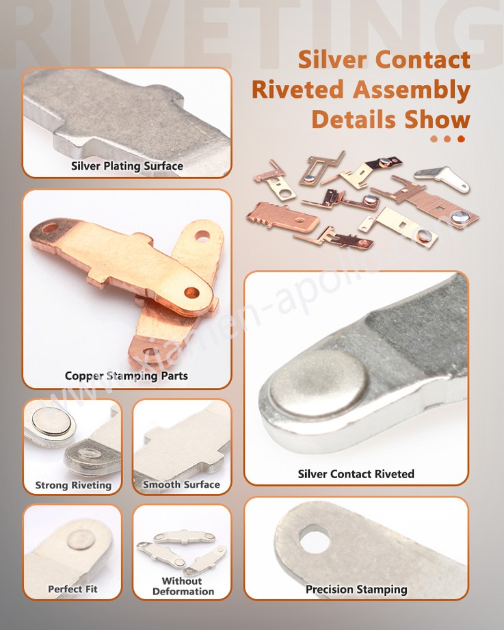 Silver Contact Riveted Assembly Details Show Silver Contact Riveted Assembly Details Show